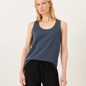 Pact Women’s  Organic Luxe Essential Scoop Neck Tank Sz XXL Excellent Condition